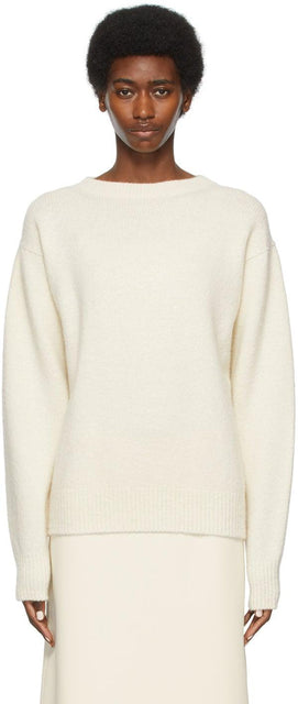Arch The Off-White Cashmere Sweater - Arcler le pull en cachemire hors blanc - 아치 오프 화이트 캐시미어 스웨터