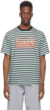 Aries Multicolor Striped Temple T-Shirt - T-shirt de temple rayé multicolore Bélier - 양자리 멀티 컬러 스트라이프 사원 티셔츠
