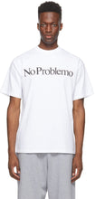 Aries White 'No Problemo' T-Shirt - T-shirt White 'Pas de problemo' Bélier - 양자리 화이트 '아니오 문제 없음'티셔츠