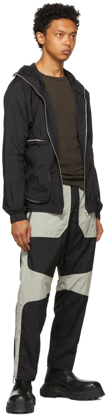 Arnar MÃ¡r JÃ³nsson Black Paneled Contrast Track Pants