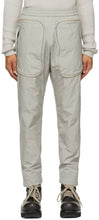 Arnar MÃ¡r JÃ³nsson Grey Zippered Pocket Track Pants - Arnar Már Jónsson Pantalon de piste de poche à glissière gris - Arnar Mür Jãnnsson 회색 지퍼가 달린 포켓 트랙 바지