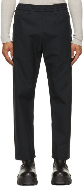 Arnar MÃ¡r JÃ³nsson Navy Cotton Ventile Trousers - Arnar Már Jónsson Navy Cotton Ventile Pantalons - Arnar Mür Jãīnsson 해군 면화 방향 바지