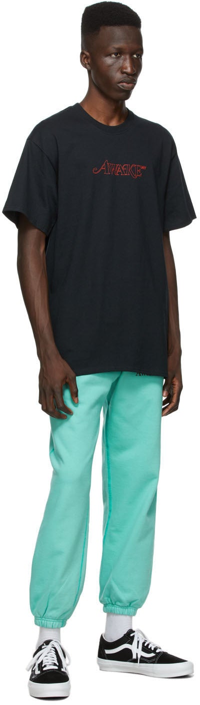 Awake NY Black Classic Outline Logo T-shirt