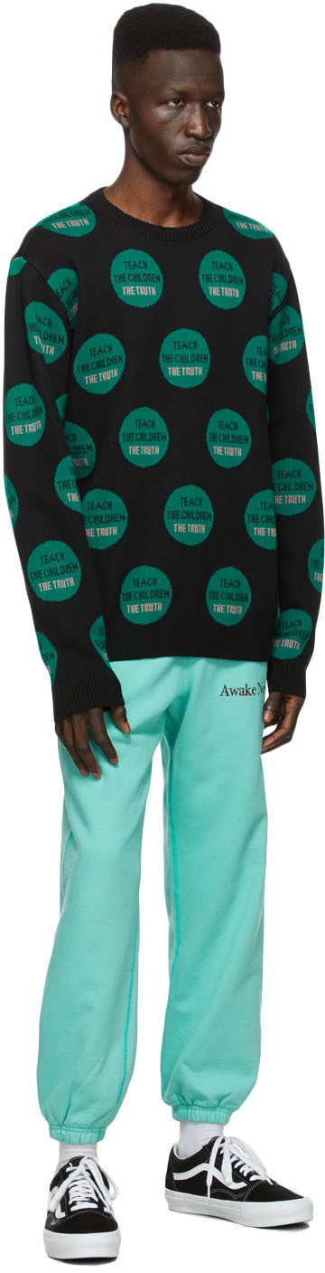 Awake NY Black 'Truth' Sweater