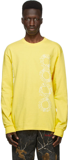 Awake NY Yellow Ceremony Long Sleeve T-Shirt - T-shirt à manches longues de cérémonie jaune éveillé - 깨어있는 뉴욕 노란색 의식 긴 소매 티셔츠