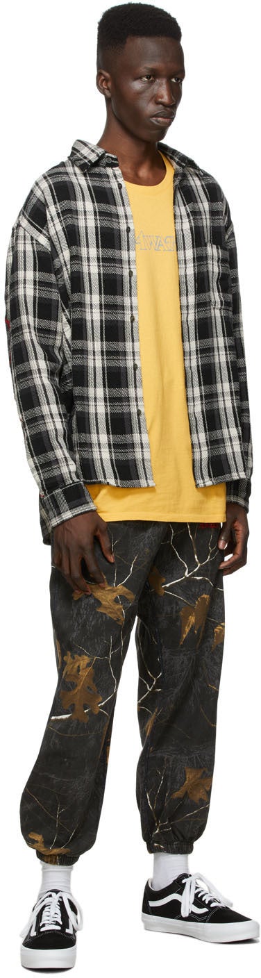 Awake NY Yellow Classic Outline Logo T-shirt