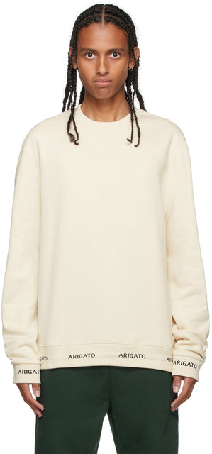 Axel Arigato Beige Feature Sweatshirt - Sweat-shirt Axel Arigato Beige - Axel Arigato Beige는 스웨터를 특징으로합니다