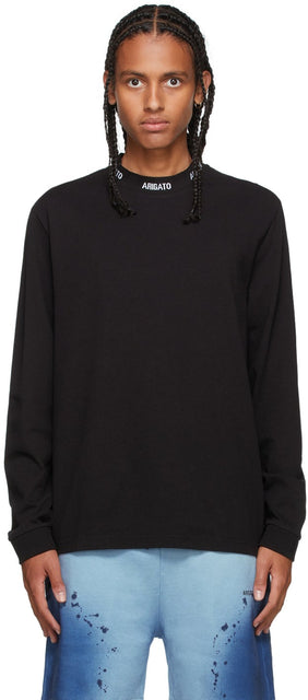 Axel Arigato Black Feature Long Sleeve T-Shirt - Axel Arigato Noir T-shirt à manches longues - Axel Arigato 블랙 기능 긴 소매 티셔츠