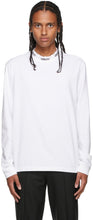 Axel Arigato White Feature Long Sleeve T-Shirt - T-shirt à manches longues Axel Arigato White - Axel Arigato White 기능 긴 소매 티셔츠