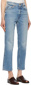 B Sides Blue Louis High Slim Jeans