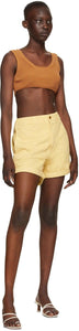 B Sides Yellow Cinch HaydÃ©e Overdye Shorts