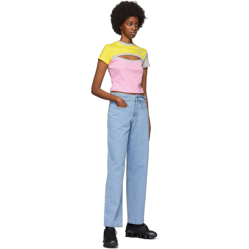 BARRAGÃN Blue Torcido Jeans - Barhage Blue Torcido Jeans - BarragÃ n 블루 토키도 청바지