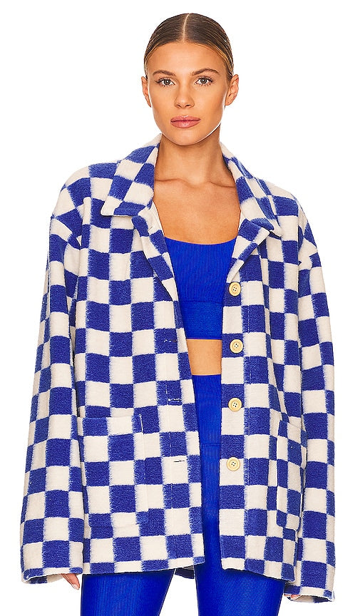 BEACH RIOT Skye Jacket in Blue Veste de plage Riot Skye en bleu 海滩防暴蓝色夹克蓝色
