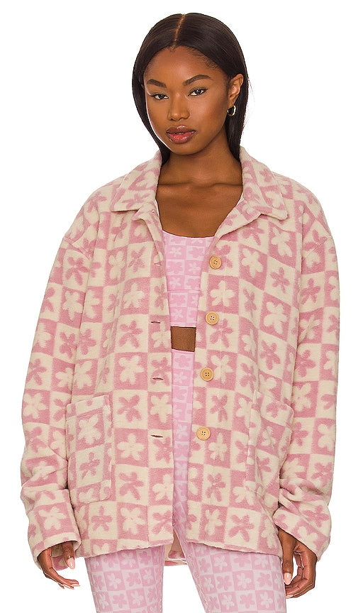 BEACH RIOT Skye Jacket in Pink Veste de plage Riot Skye en rose 粉红色的海滩暴动Skye夹克