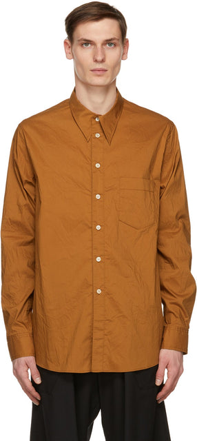 BED J.W. FORD Tan Standard Shirt - Lit j.w. Chemise Standard Tan Ford Tan - 침대 J.W. 포드 탄 표준 셔츠