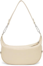 BY FAR Beige Crinkled Ami Bag