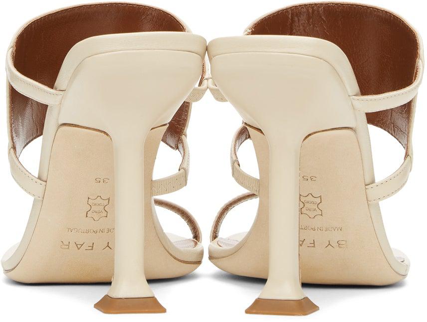 BY FAR Beige Gigi Heeled Sandals BlackSkinny