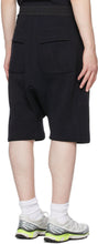 BYBORRE Black Cotton Jacquard Shorts