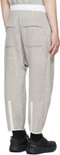 BYBORRE Off-White Wool Tapered Crop Lounge Pants