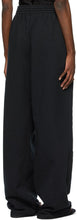 Balenciaga Black Baggy Lounge Pants