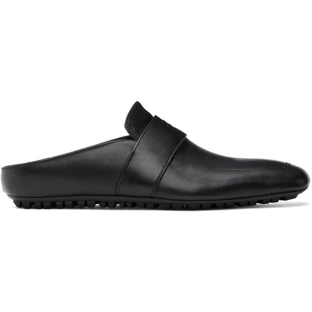 Balenciaga Black City Sabot Loafers - Mocassins de sabot de la ville noire de Balenciaga - Balenciaga Black City Sabot Loafers.