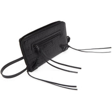 Balenciaga Black Croc Small Neo Classic Bag