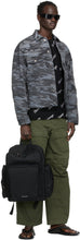 Balenciaga Black Denim Camo Large Fit Jacket