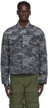 Balenciaga Black Denim Camo Large Fit Jacket - Balenciaga Black Denim Camo Camo Grand Fit Jacket - Balenciaga Black Denim Camo 큰 맞는 자켓