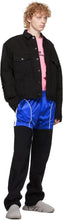 Balenciaga Black Denim Ripped Jacket