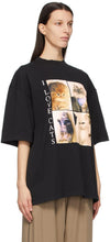 Balenciaga Black I LOVE PETS XL Fit 'I Love Cats' T-Shirt