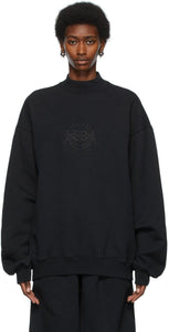 Balenciaga Black Lion's Laurel Sweatshirt - Sweat-shirt Laurel de Lion Noir Balenciaga - Balenciaga Black Lion 's Laurel Sweatsirt.