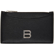 Balenciaga Black Long Hourglass Card Holder - Titulaire de la carte de sablier de Balenciaga noir - Balenciaga 검은 짧은 모래 시계 카드 홀더