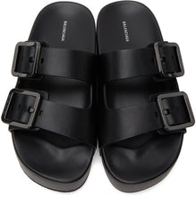 Balenciaga Black Mallorca Platform Sandals