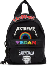Balenciaga Black Mini Gamer Patch Backpack