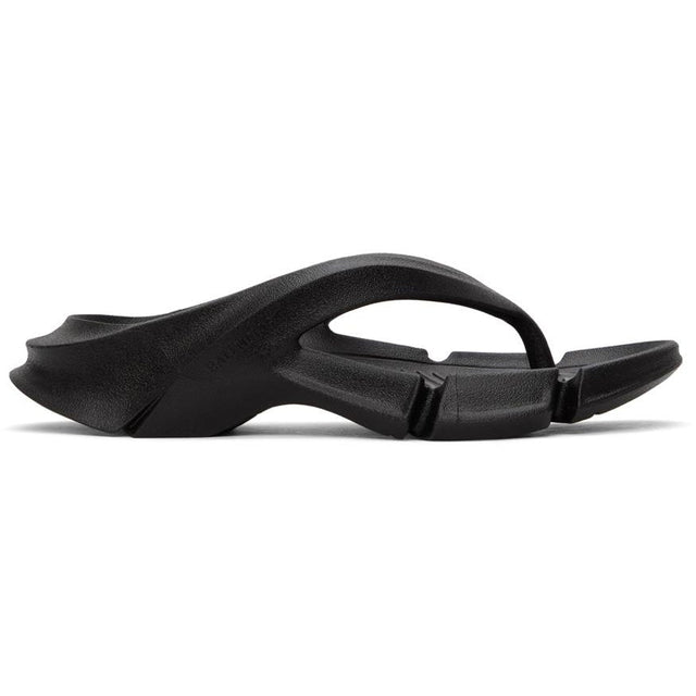 Balenciaga Black Mold Thong Sandals - Sandales de string de moule noire Balenciaga - Balenciaga Black Mold Thong Sandals.