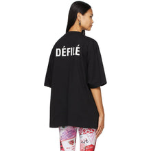 Balenciaga Black Oversized 'DÃ©filÃ©' T-Shirt
