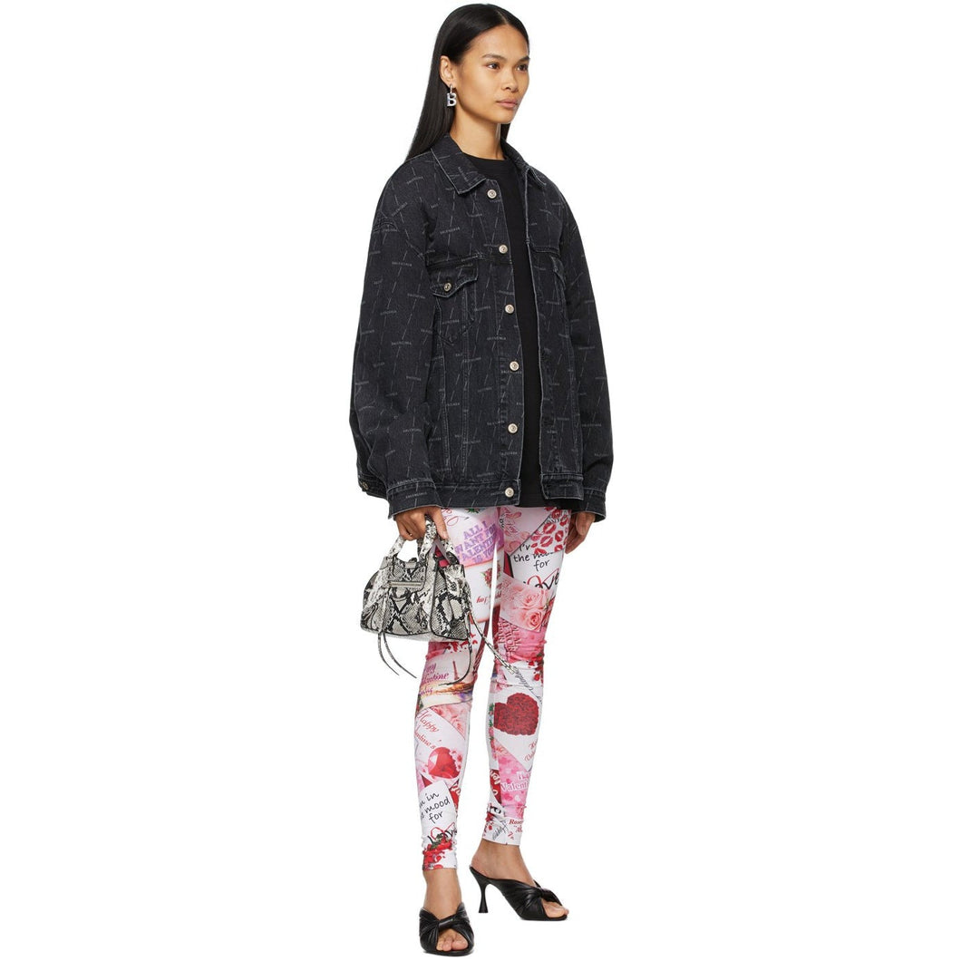 Balenciaga Black Oversized 'DÃ©filÃ©' T-Shirt