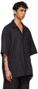 Balenciaga Black Pajama Short Sleeve Shirt