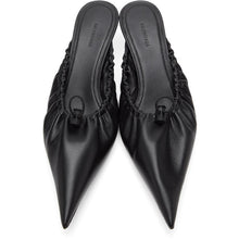 Balenciaga Black Scrunch Knife Mules