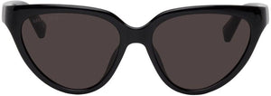 Balenciaga Black Side Cat Sunglasses - Lunettes de soleil chat de chat de Balenciaga - Balenciaga 블랙 사이드 고양이 선글라스