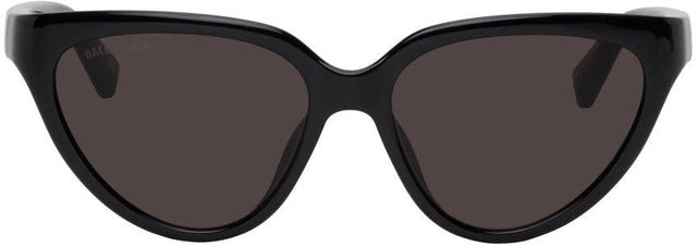 Balenciaga Black Side Cat Sunglasses - Lunettes de soleil chat de chat de Balenciaga - Balenciaga 블랙 사이드 고양이 선글라스