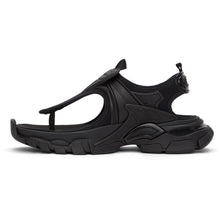 Balenciaga Black Slingback Thong Sandals