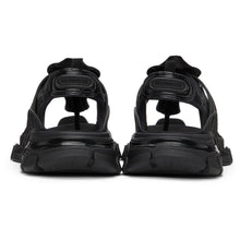 Balenciaga Black Slingback Thong Sandals