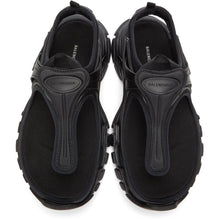 Balenciaga Black Slingback Thong Sandals