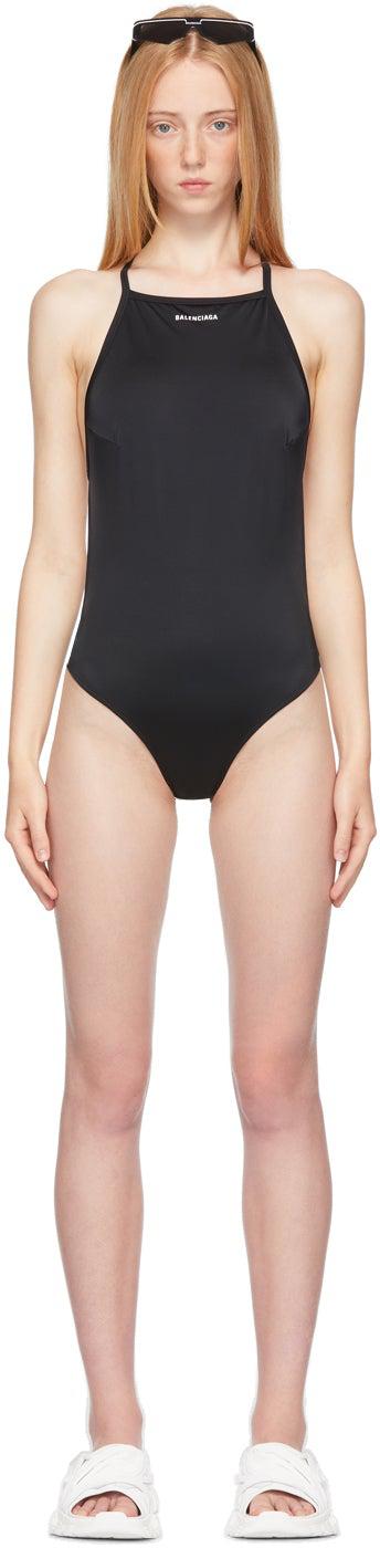 Balenciaga Black Strappy One-Piece Swimsuit – BlackSkinny