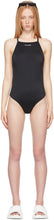 Balenciaga Black Strappy One-Piece Swimsuit - Maillot de maillot de bain une pièce de BalenciaGa Noir - Balenciaga 블랙 스트라이프 원피스 수영복
