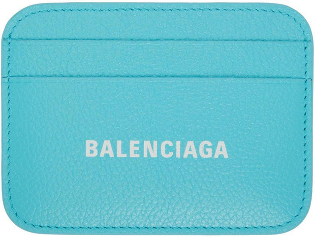 Balenciaga Blue Cash Card Holder - Titulaire de la carte de caisse Bleue Balenciaga - Balenciaga 블루 현금 카드 홀더