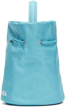 Balenciaga Blue XS Drawstring Wheel Bucket Bag