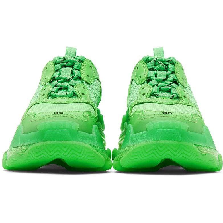 Balenciaga Green Triple S Sneakers – BlackSkinny