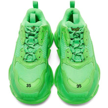 Balenciaga Green Triple S Sneakers